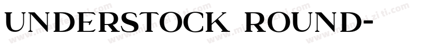 Understock Round字体转换